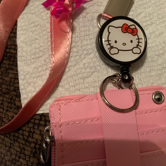 HELLO KITTY ID Badge Holder, Wallet, Card Holder, Multipurpose NEW NWT - Picture 2 of 16